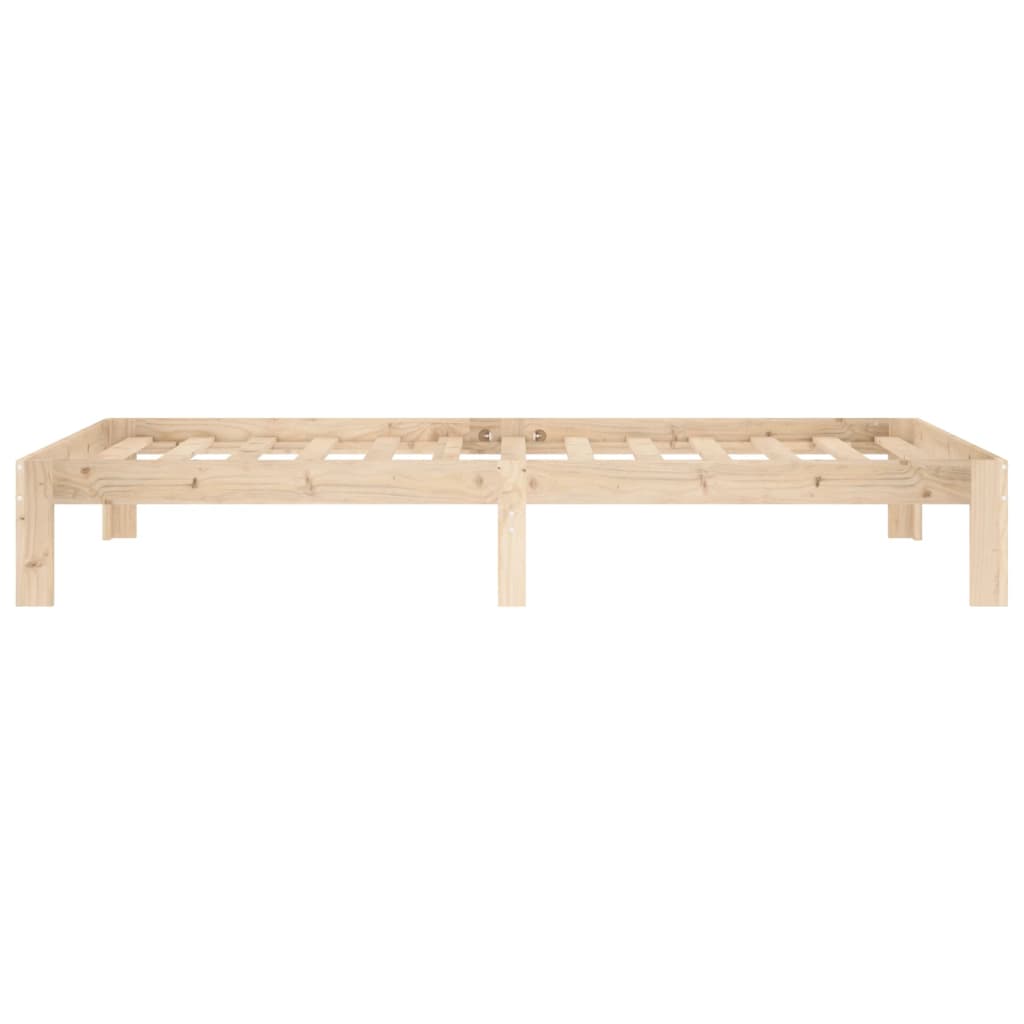 Cadre de lit sans matelas bois massif de pin 100x200 cm - XIOS