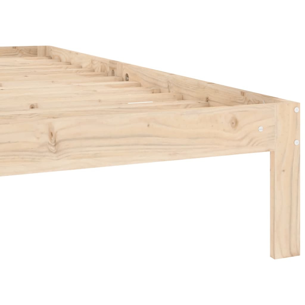 Cadre de lit sans matelas bois massif de pin 100x200 cm - XIOS