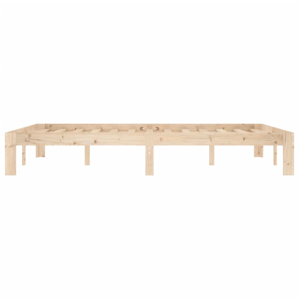 Cadre de lit sans matelas bois massif de pin 140x200 cm - XIOS