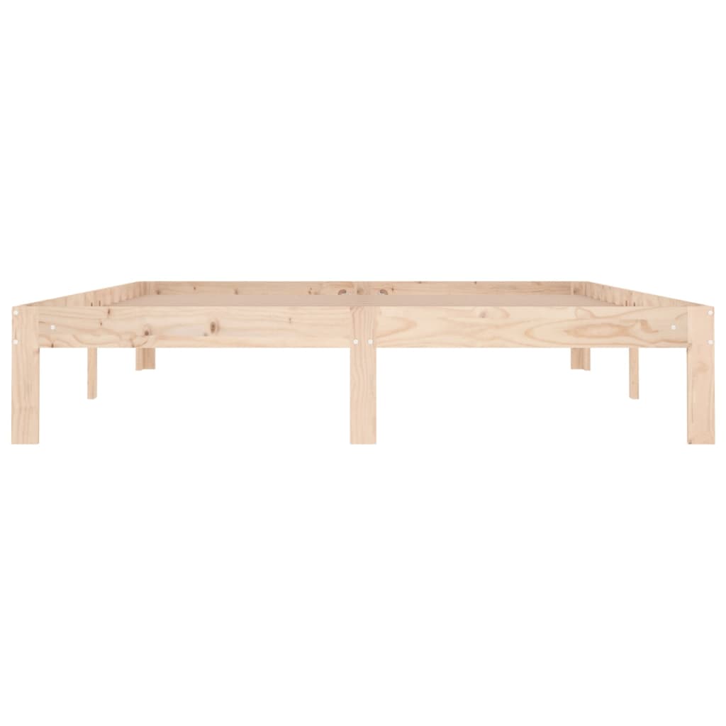 Cadre de lit sans matelas bois massif 150x200 cm - XIOS