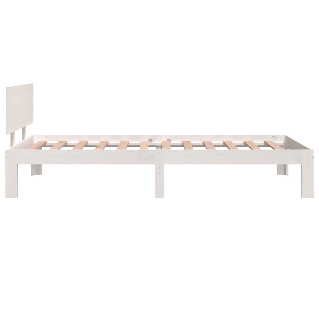 Cadre de lit sans matelas blanc 90x190 cm - XIOS