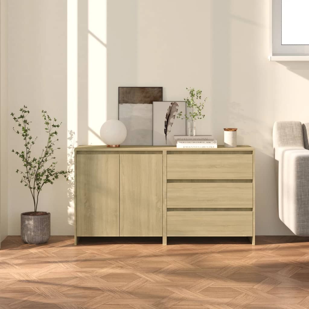 Buffets 2 pcs Chêne sonoma Bois d'ingénierie - XIOS