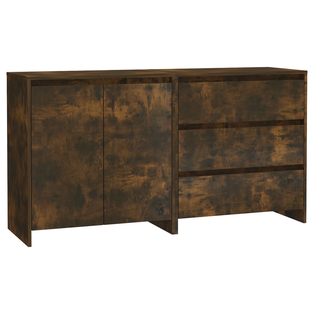 Buffets 2 pcs Chêne fumé Bois d'ingénierie - XIOS