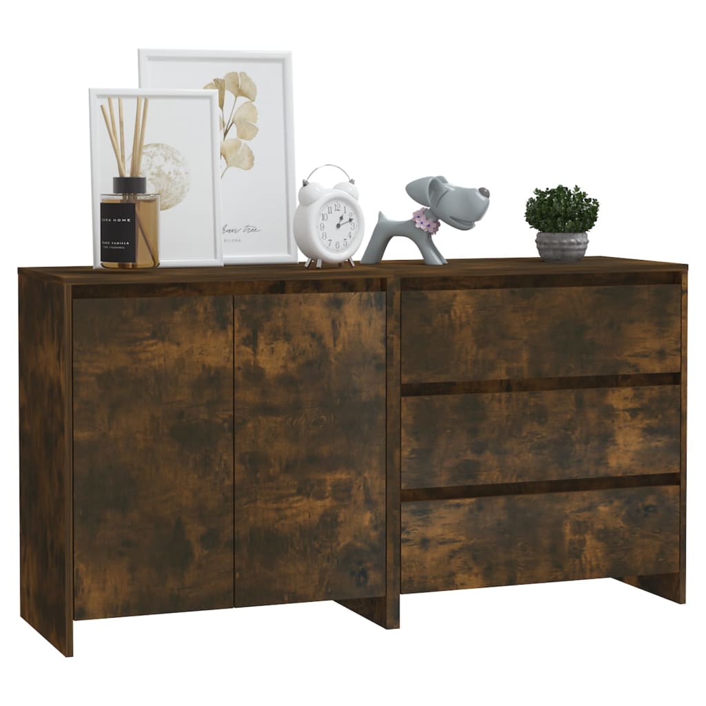Buffets 2 pcs Chêne fumé Bois d'ingénierie - XIOS