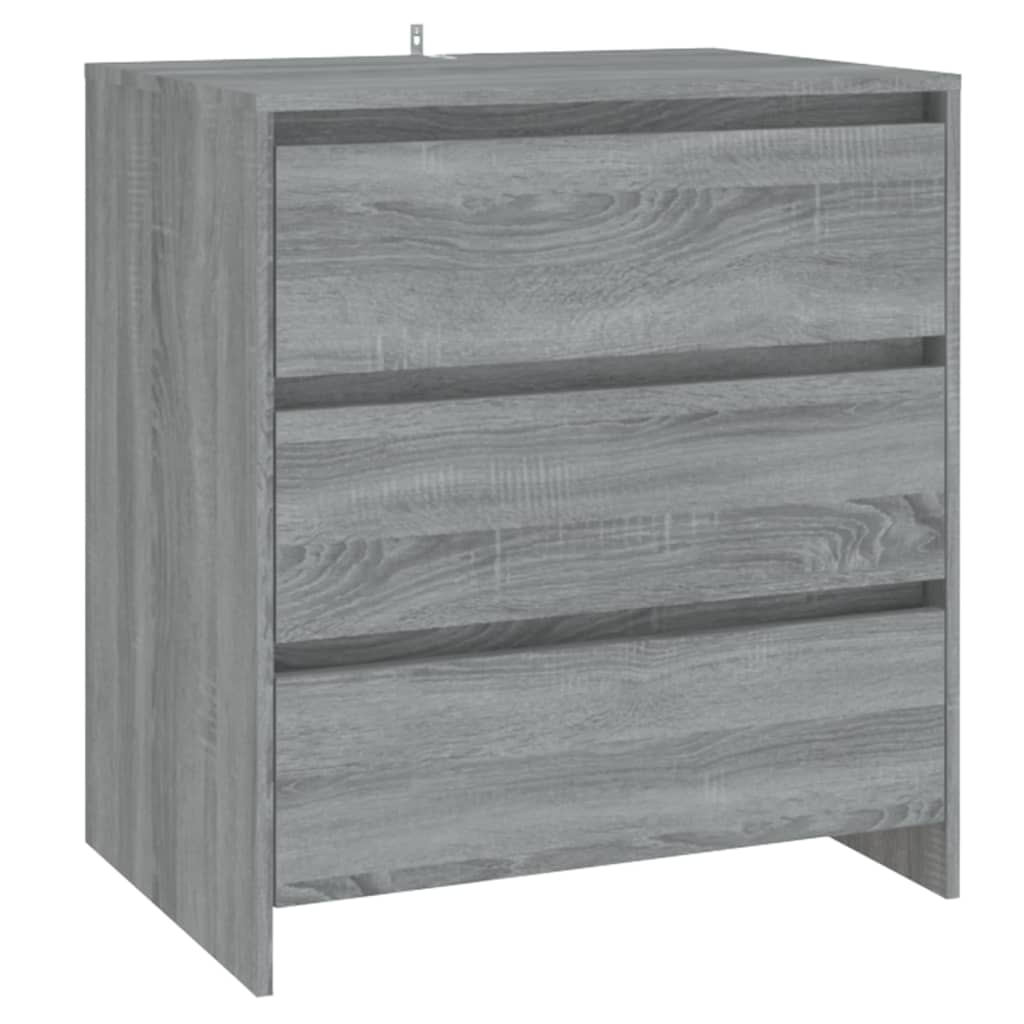 Buffets 2 pcs Sonoma gris Bois d'ingénierie - XIOS