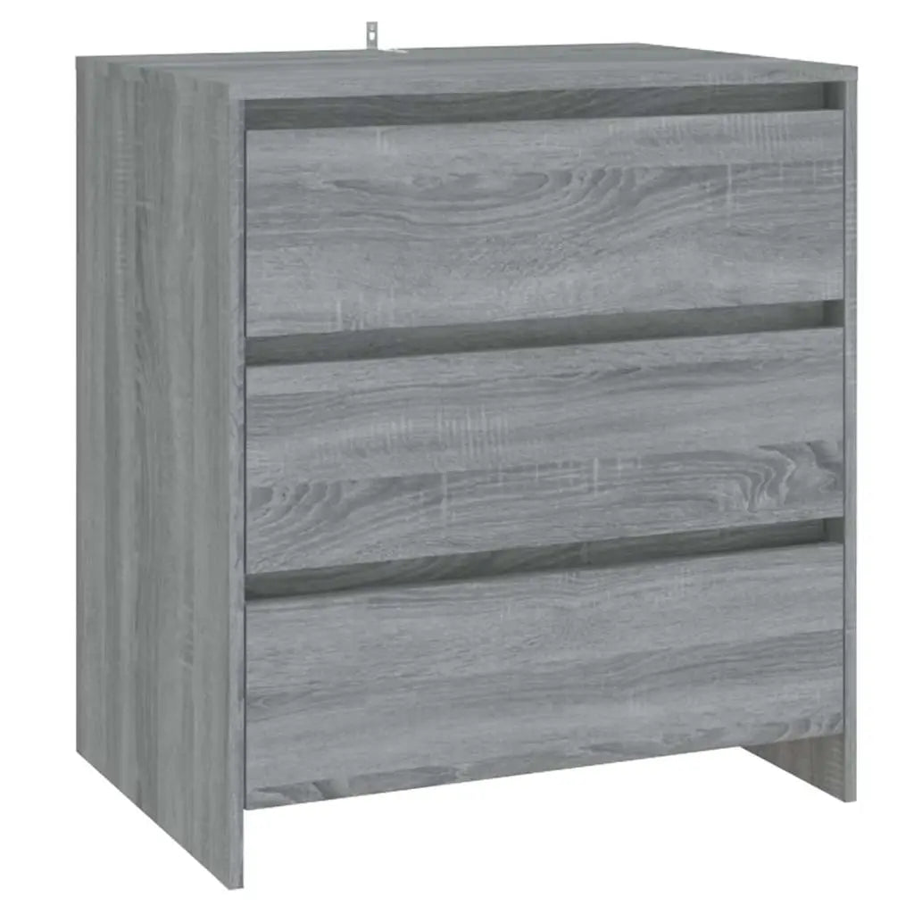 Buffets 2 pcs Sonoma gris Bois d’ingénierie - XIOS
