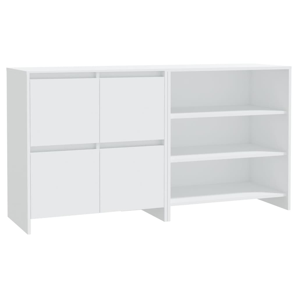 Buffets 2 pcs Blanc Bois d'ingénierie - XIOS