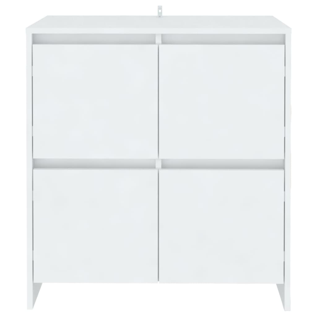Buffets 2 pcs Blanc 70x41x75 cm Bois d'ingénierie - XIOS