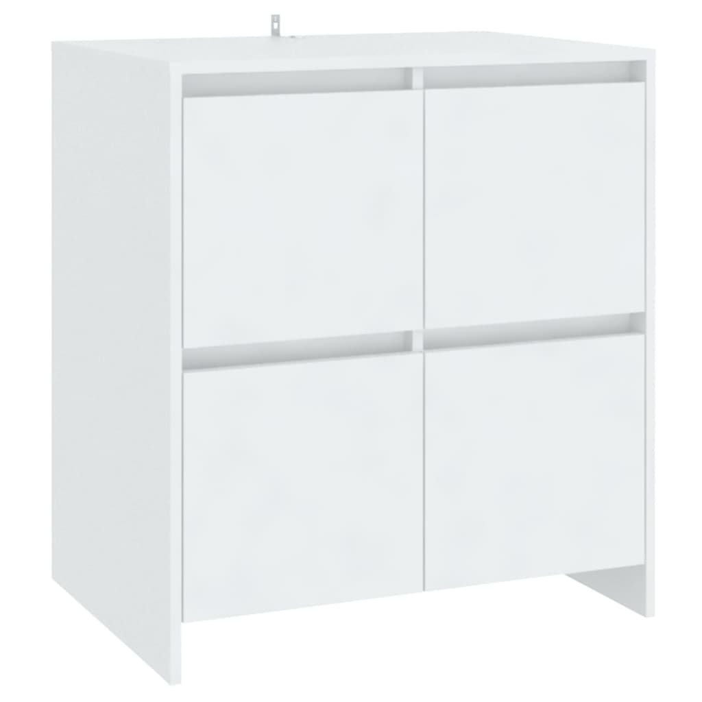 Buffets 2 pcs Blanc 70x41x75 cm Bois d'ingénierie - XIOS