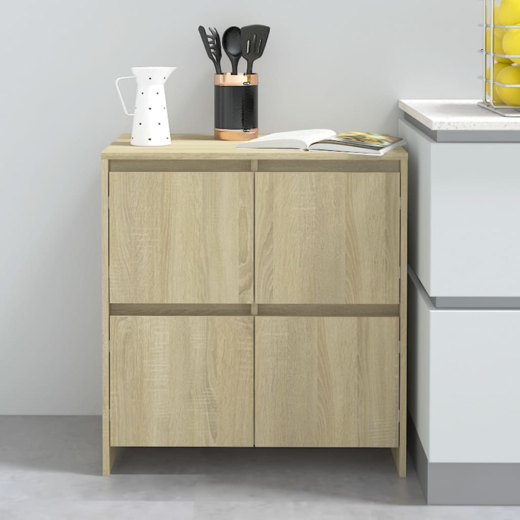 Buffets 2 pcs Chêne Sonoma 70x41x75 cm Bois d'ingénierie - XIOS