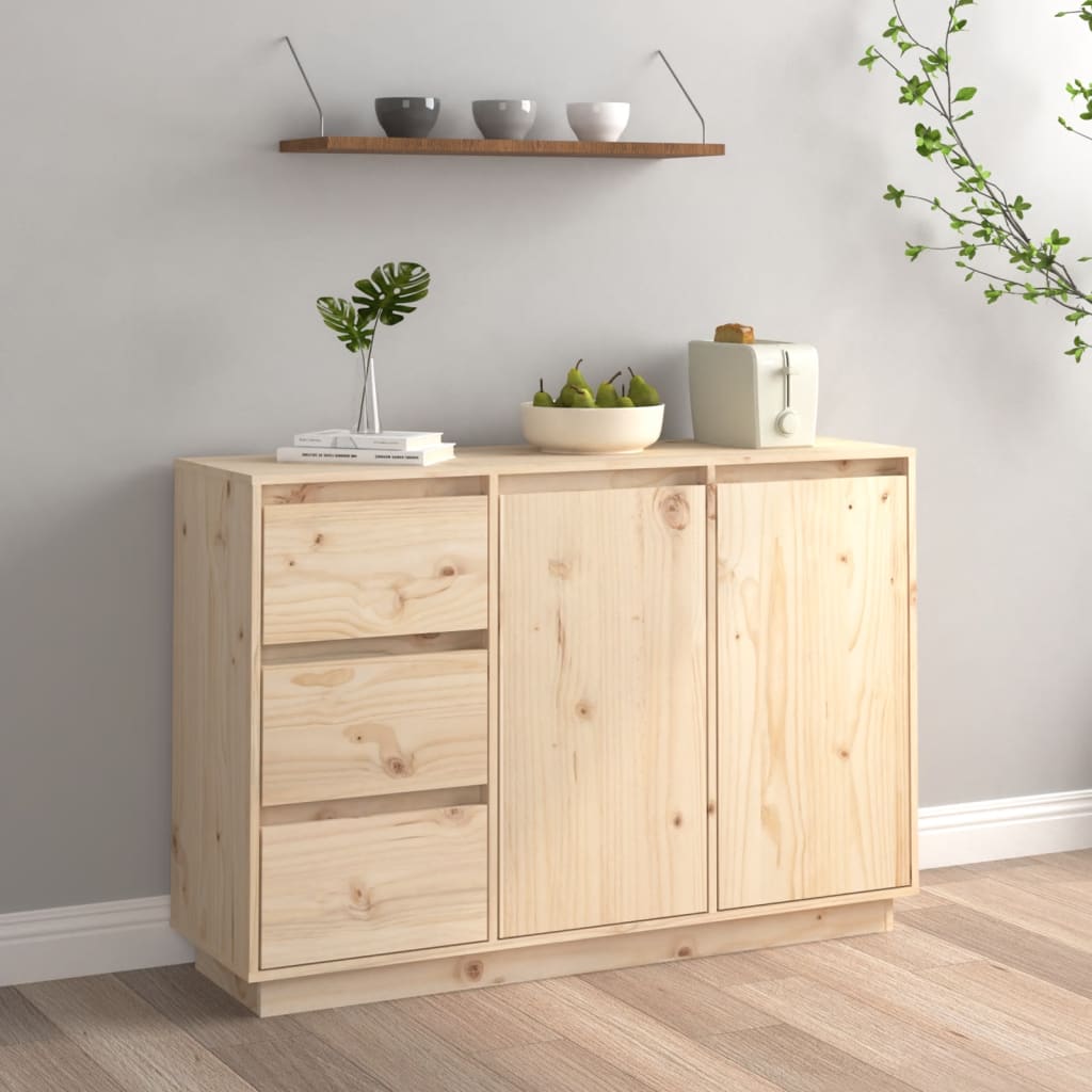 Buffet 111x34x75 cm Bois massif de pin - XIOS