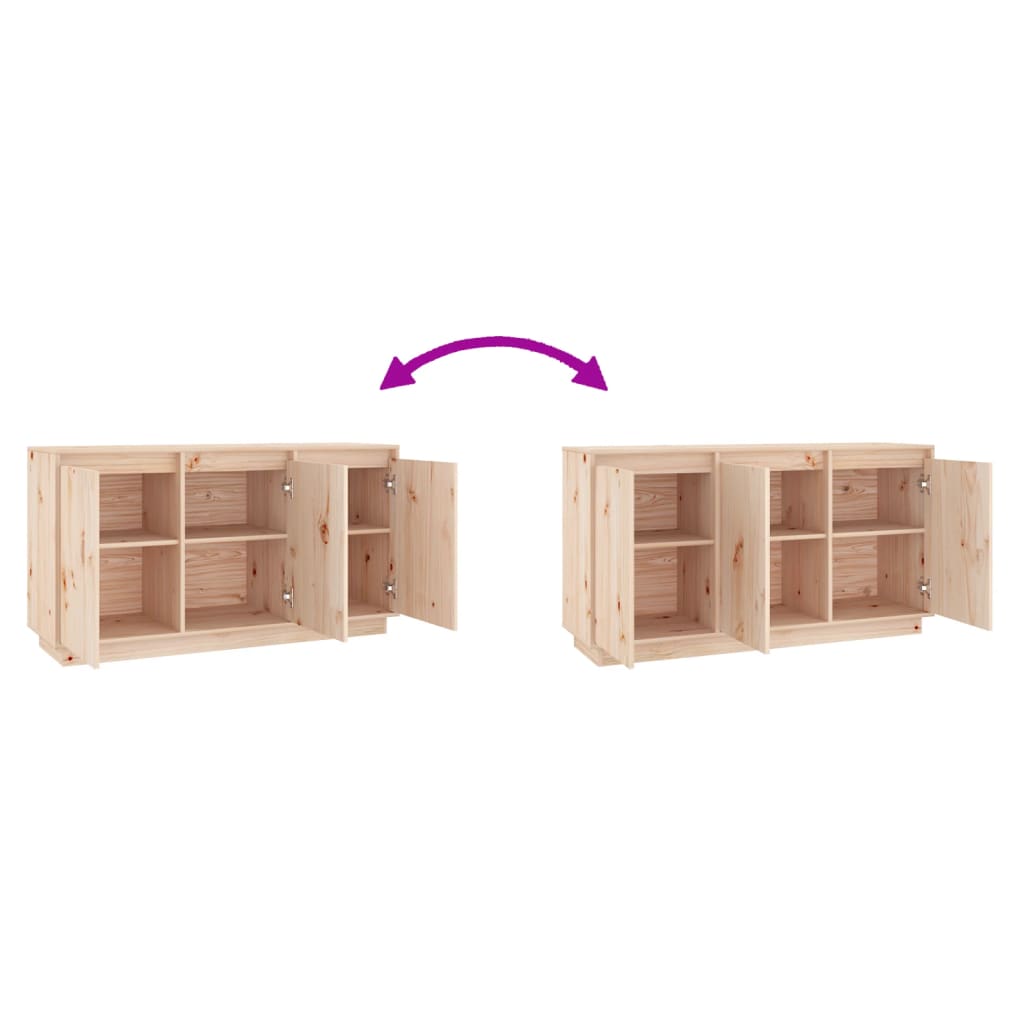 Buffet 111x34x60 cm Bois massif de pin - XIOS