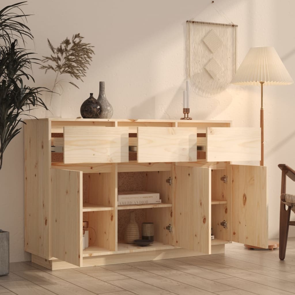 Buffet 110x34x75 cm Bois massif de pin - XIOS
