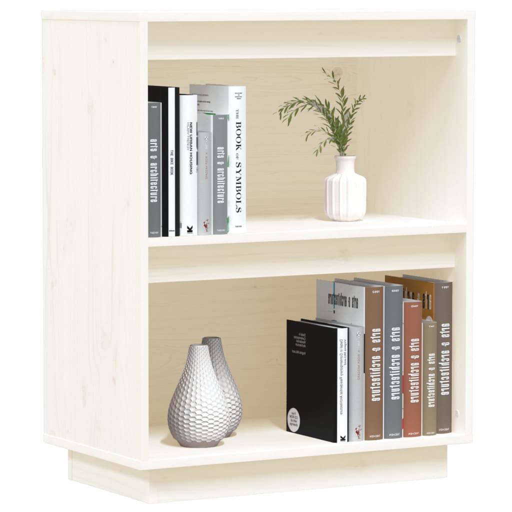 Armoire console Blanc 60x34x75 cm Bois de pin solide - XIOS