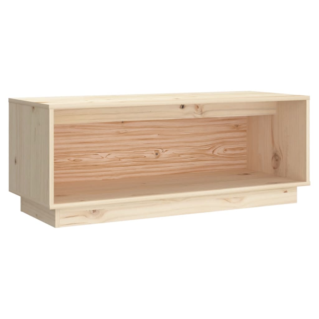 Meuble TV 90x35x35 cm Bois de pin massif - XIOS