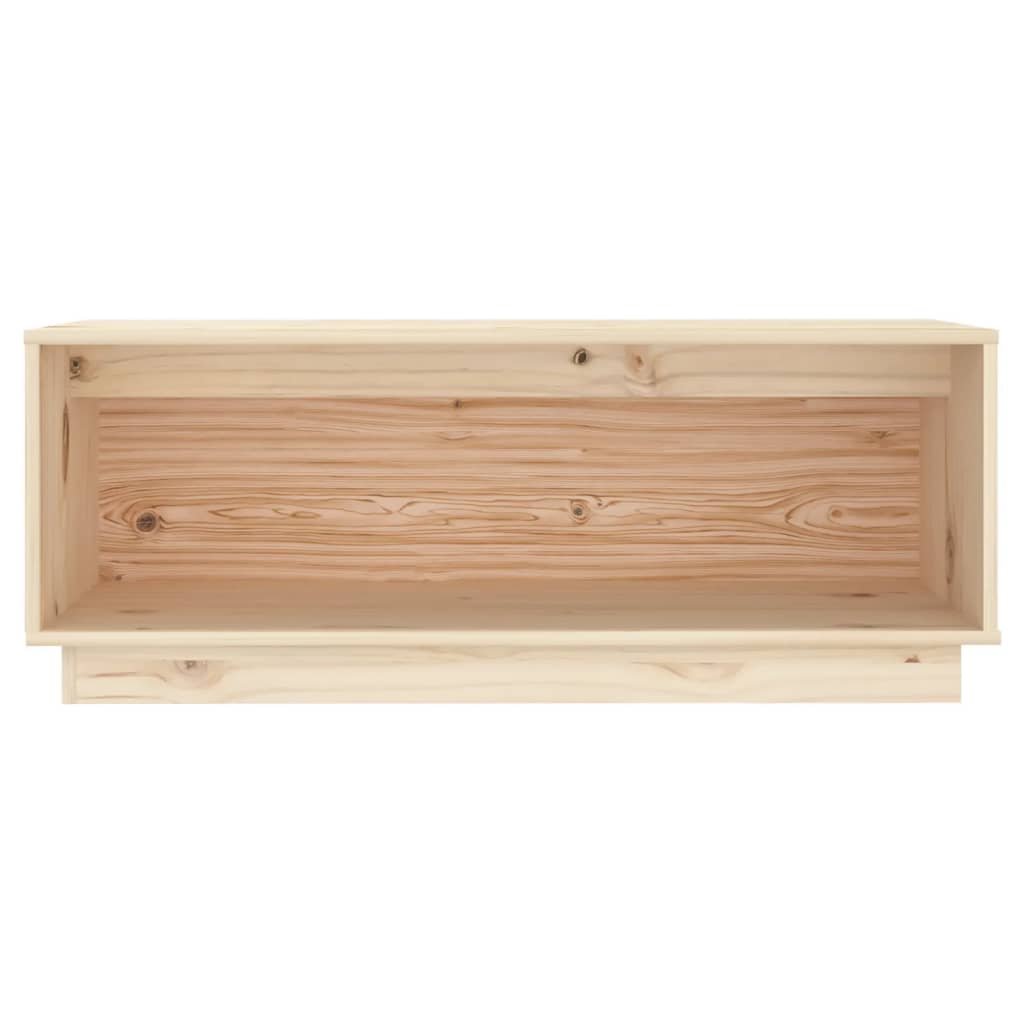 Meuble TV 90x35x35 cm Bois de pin massif - XIOS