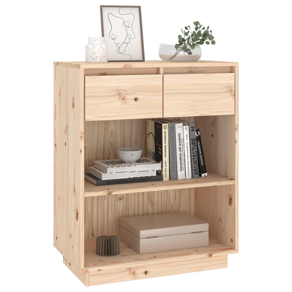 Armoire console 60x34x75 cm Bois de pin solide - XIOS