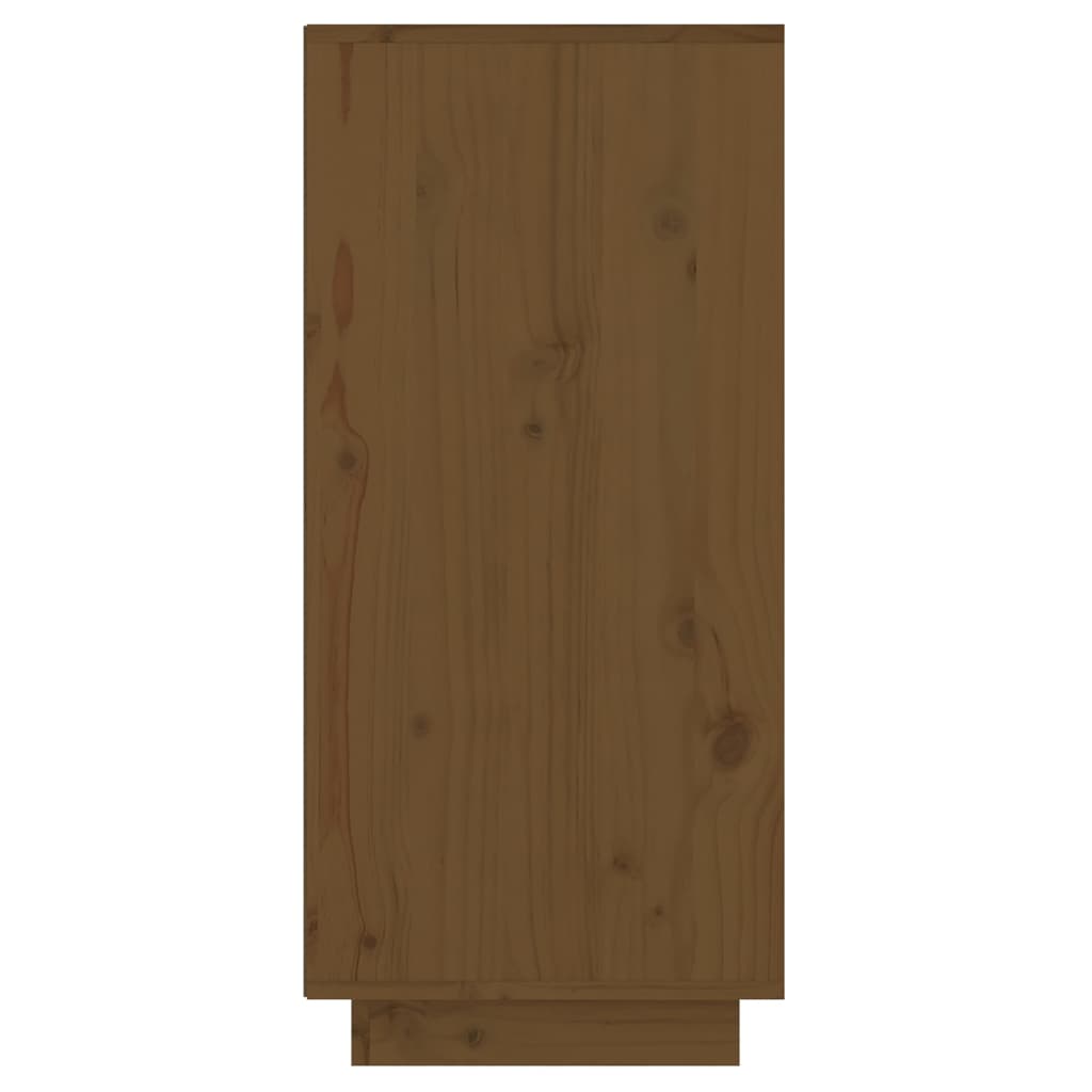 Armoire console Marron miel 60x34x75 cm Bois de pin solide - XIOS