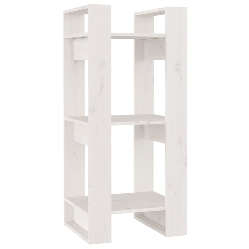 Bibliothèque/Séparateur de pièce Blanc 41x35x91 cm Pin solide - XIOS