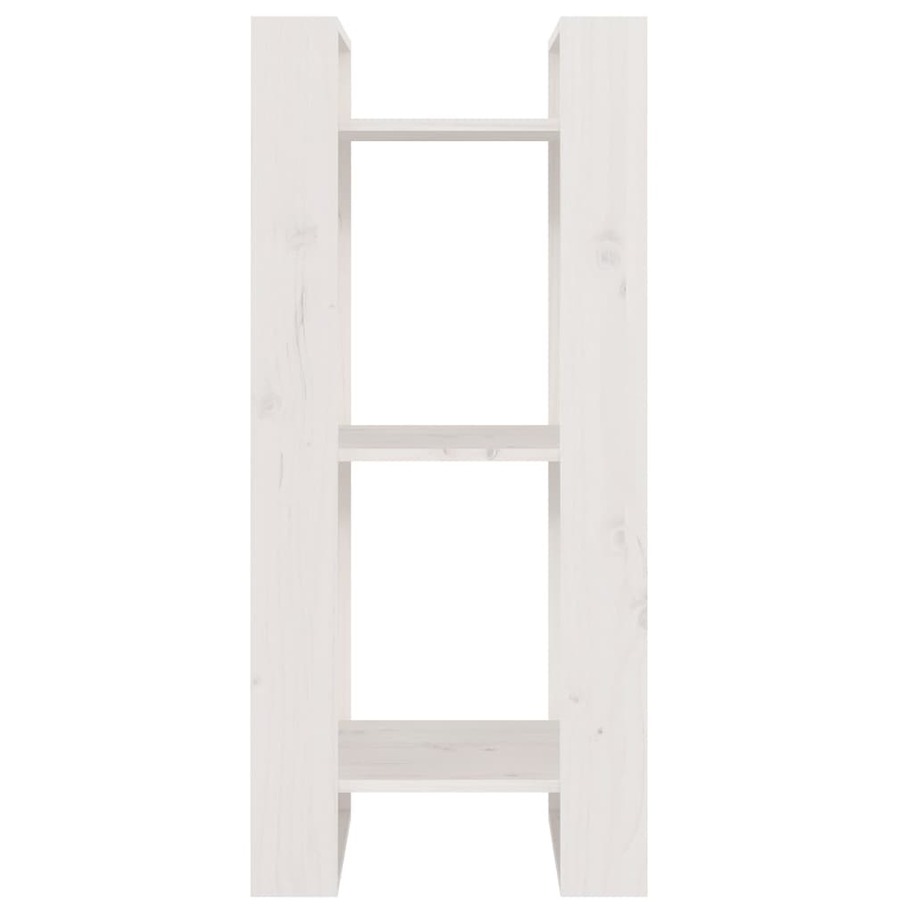 Bibliothèque/Séparateur de pièce Blanc 41x35x91 cm Pin solide - XIOS