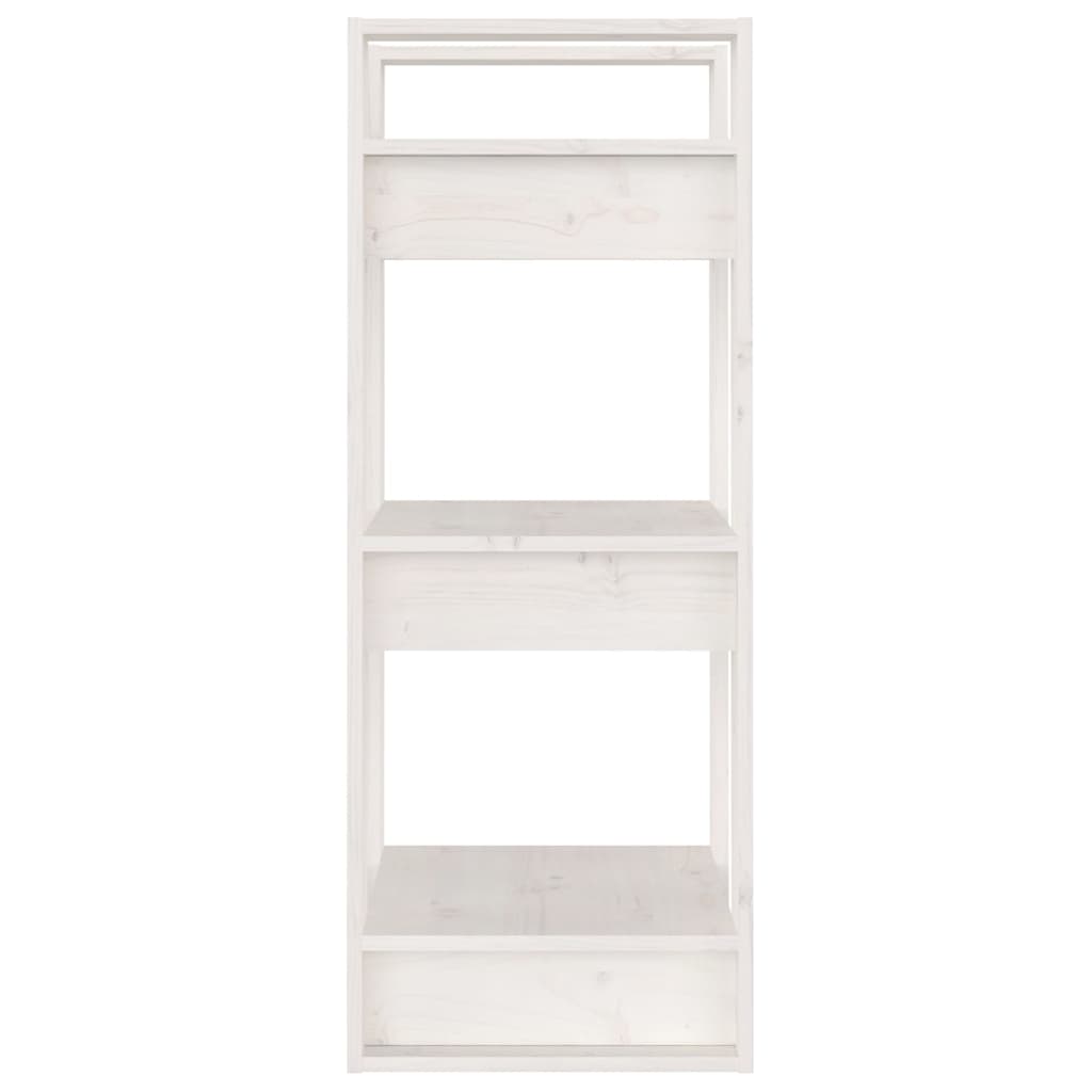 Bibliothèque/Séparateur de pièce Blanc 41x35x91 cm Pin solide - XIOS
