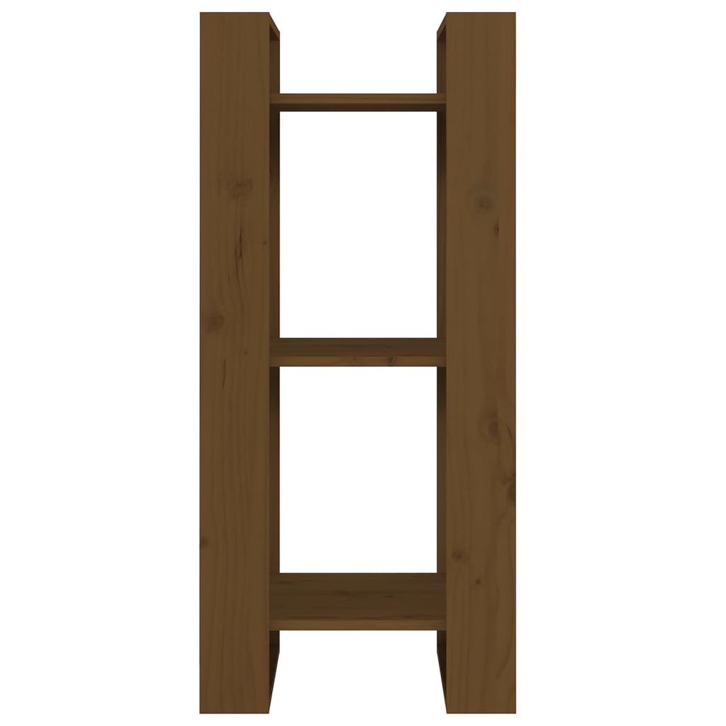 Bibliothèque/Cloison Marron miel 41x35x91 cm Bois massif - XIOS