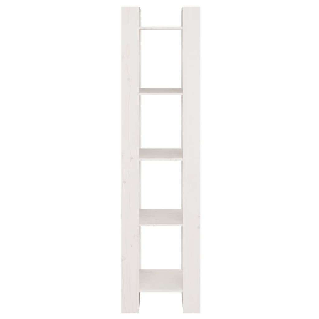 Bibliothèque/Séparateur de pièce Blanc 41x35x160 cm Pin massif - XIOS
