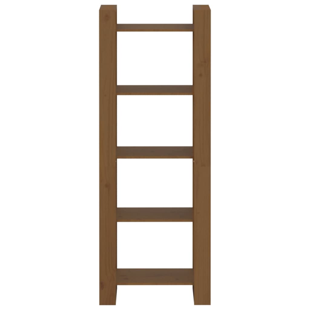 Bibliothèque/Cloison Marron miel 60x35x160 cm Bois massif - XIOS