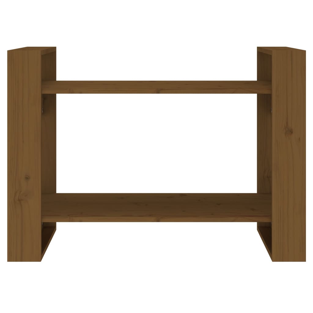 Bibliothèque/Cloison Marron miel 80x35x56,5 cm Pin solide - XIOS