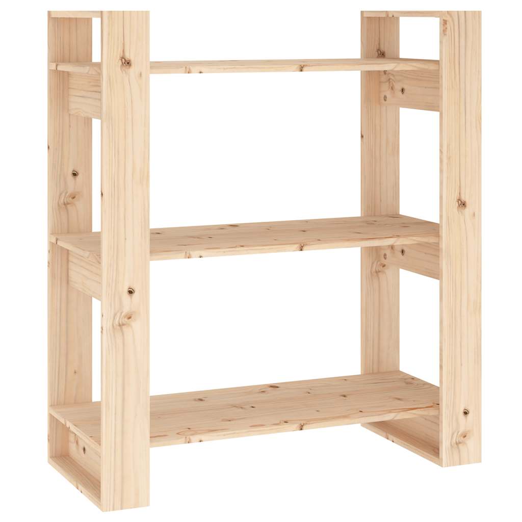 Bibliothèque/Séparateur de pièce 80x35x91 cm Bois massif Pin - XIOS