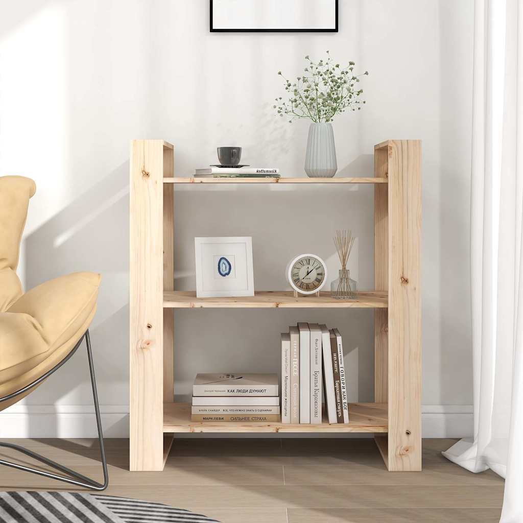 Bibliothèque/Séparateur de pièce 80x35x91 cm Bois massif Pin - XIOS
