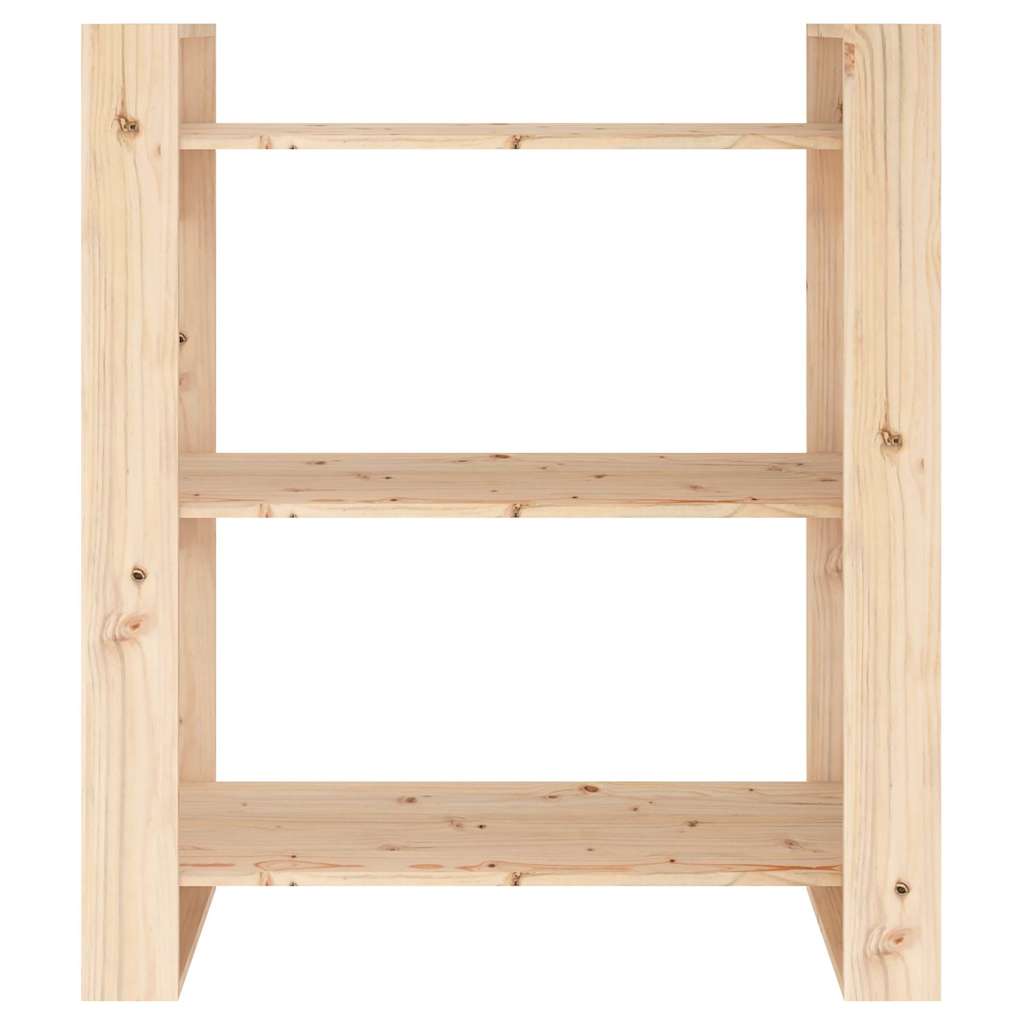Bibliothèque/Séparateur de pièce 80x35x91 cm Bois massif Pin - XIOS