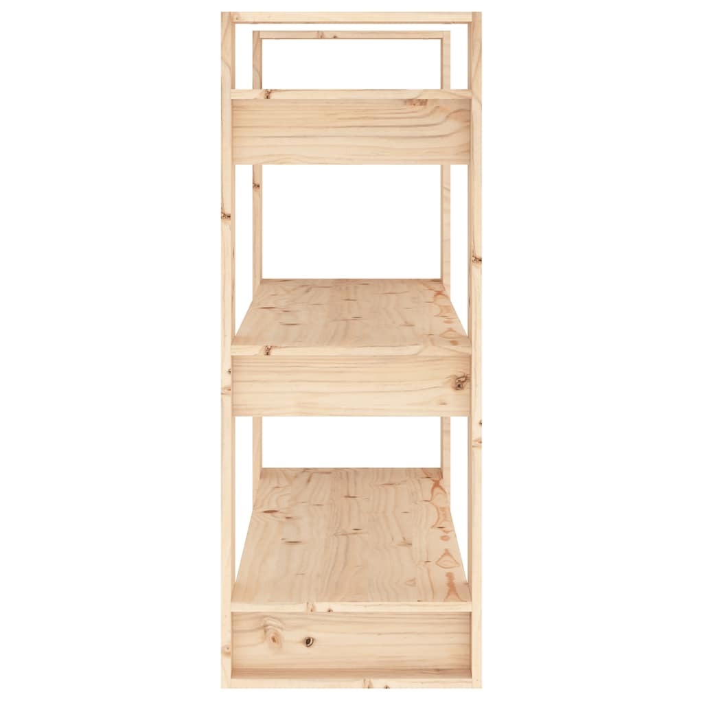 Bibliothèque/Séparateur de pièce 80x35x91 cm Bois massif Pin - XIOS