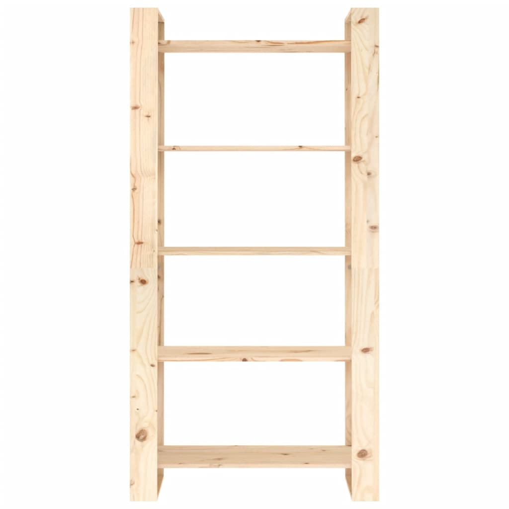 Bibliothèque/Séparateur de pièce 80x35x160 cm Bois massif - XIOS