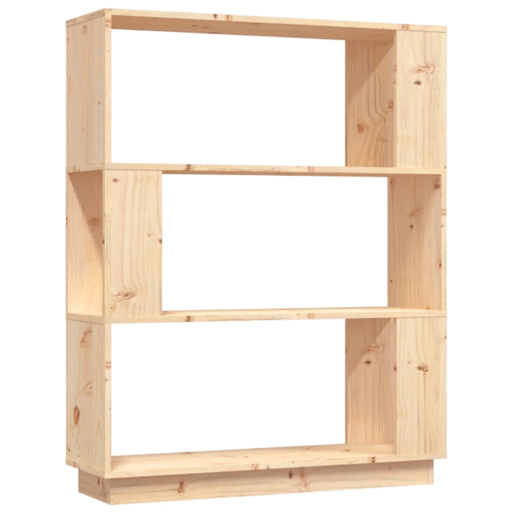 Bibliothèque/Séparateur de pièce 80x25x101 cm Pin solide - XIOS