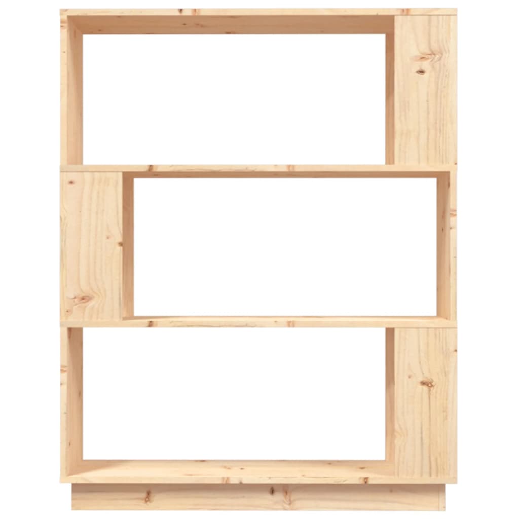 Bibliothèque/Séparateur de pièce 80x25x101 cm Pin solide - XIOS