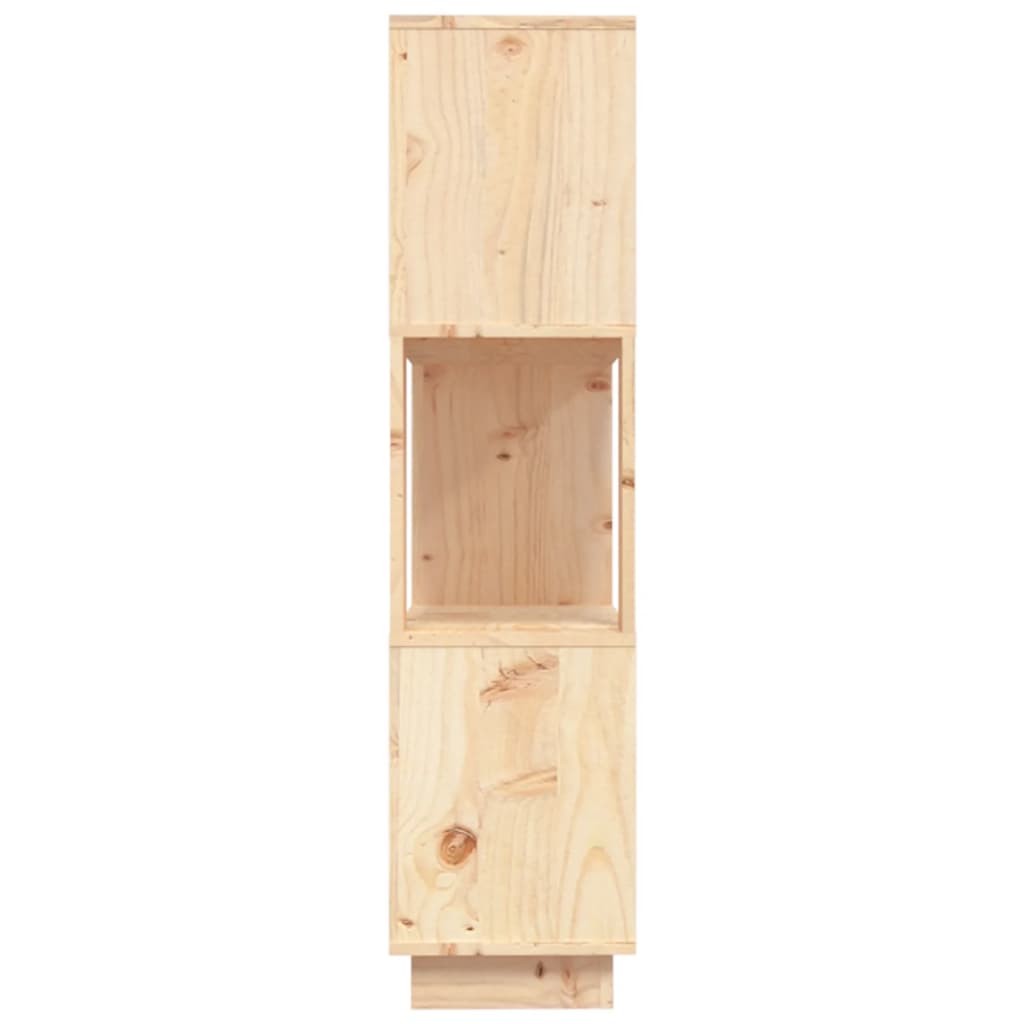 Bibliothèque/Séparateur de pièce 80x25x101 cm Pin solide - XIOS