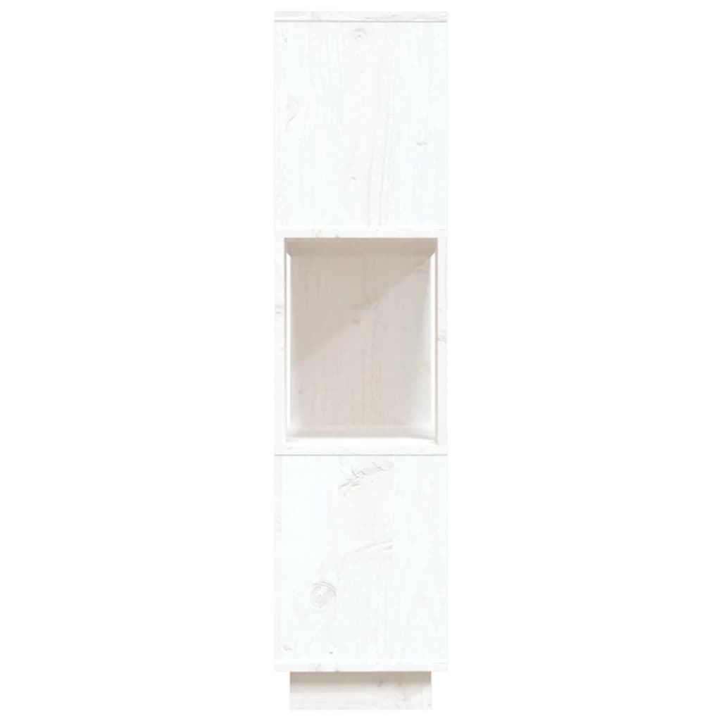 Bibliothèque/Séparateur de pièce Blanc 80x25x101 cm Pin massif - XIOS