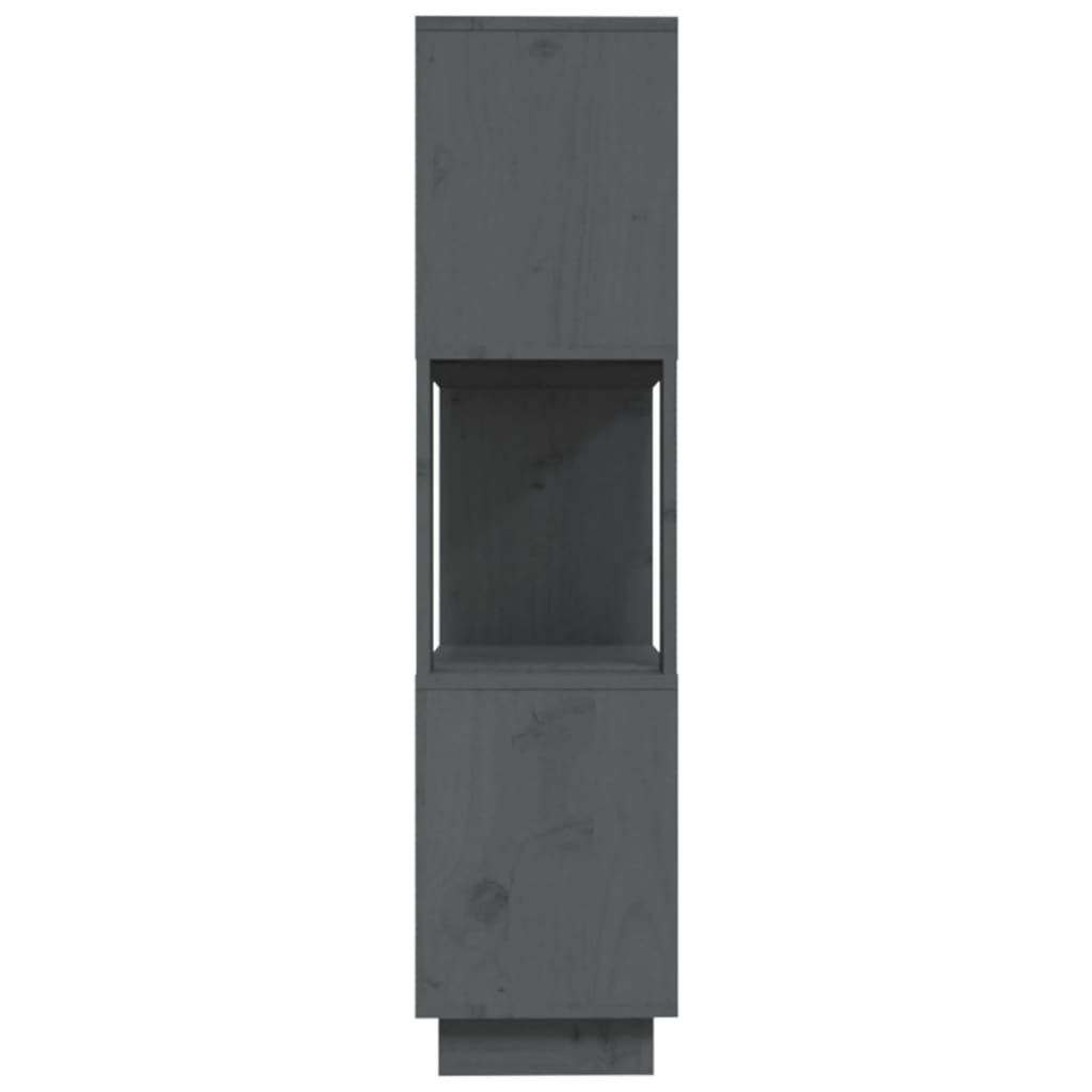 Bibliothèque/Séparateur de pièce Gris 80x25x101 cm Pin massif - XIOS