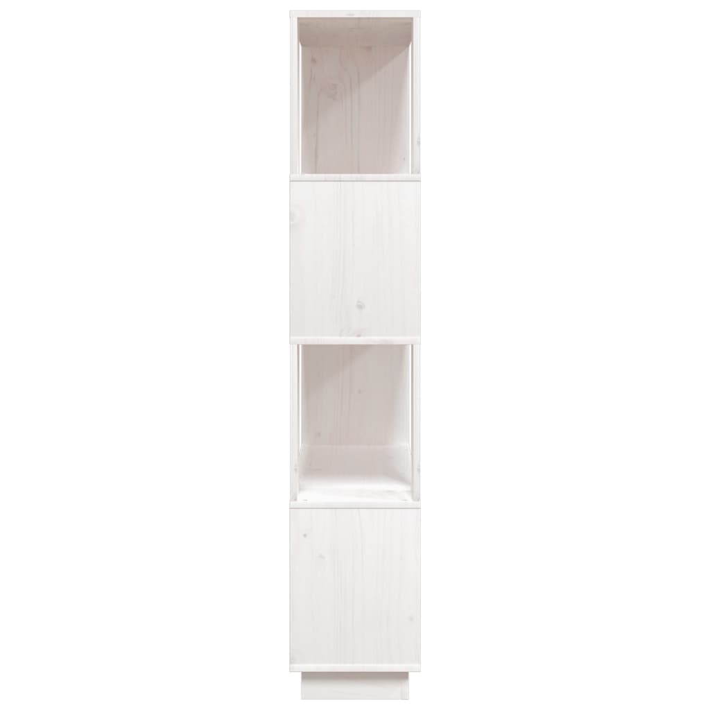 Bibliothèque/Séparateur de pièce Blanc 80x25x132 cm Pin massif - XIOS