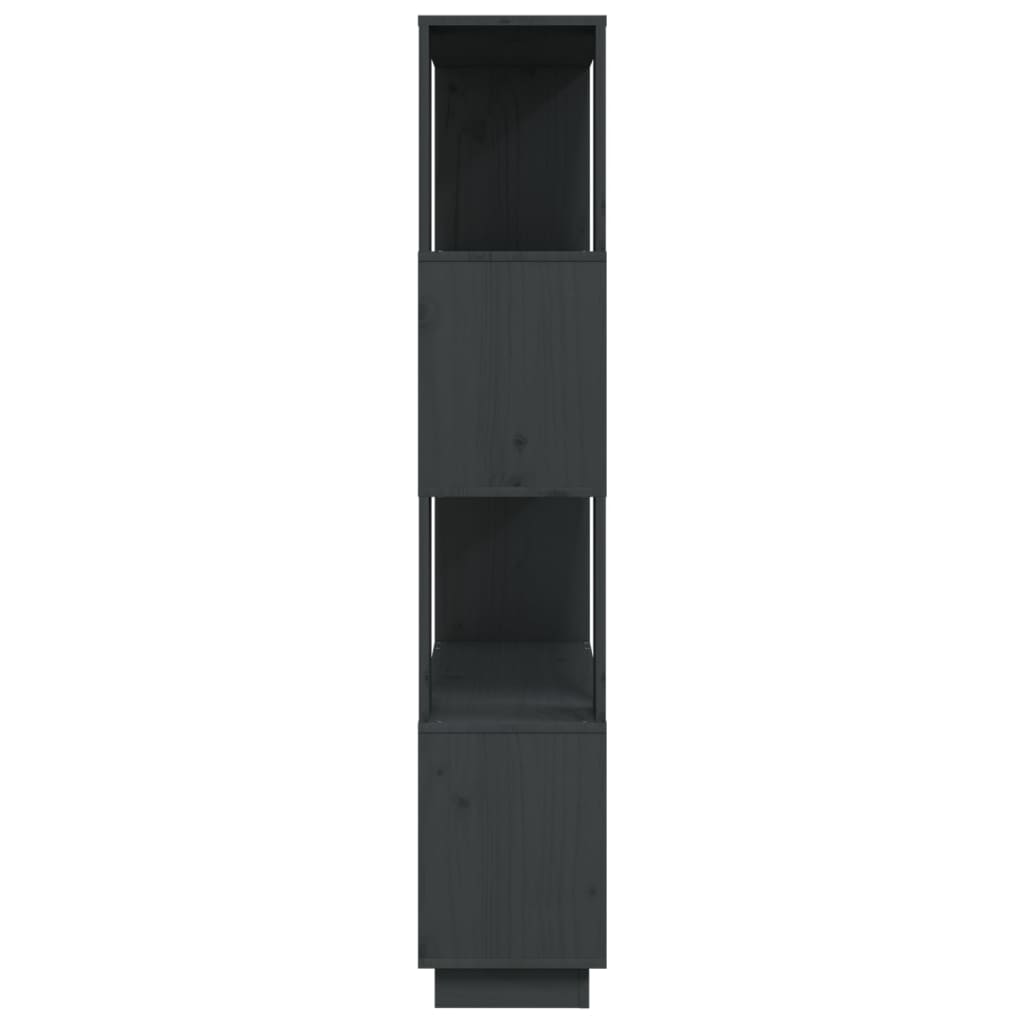 Bibliothèque/Séparateur de pièce Gris 80x25x132 cm Pin massif - XIOS