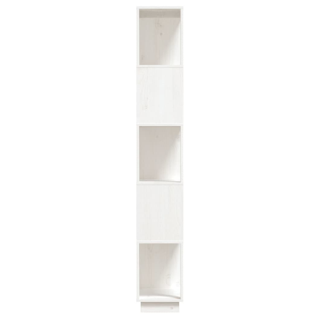 Bibliothèque/Séparateur de pièce Blanc 80x25x163,5cm Pin massif - XIOS