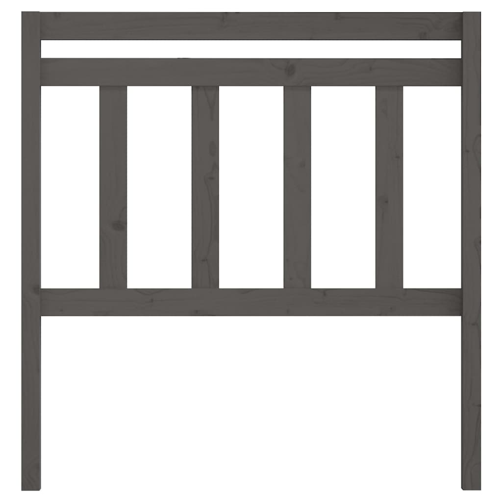 Tête de lit Gris 81x4x100 cm Bois massif de pin - XIOS