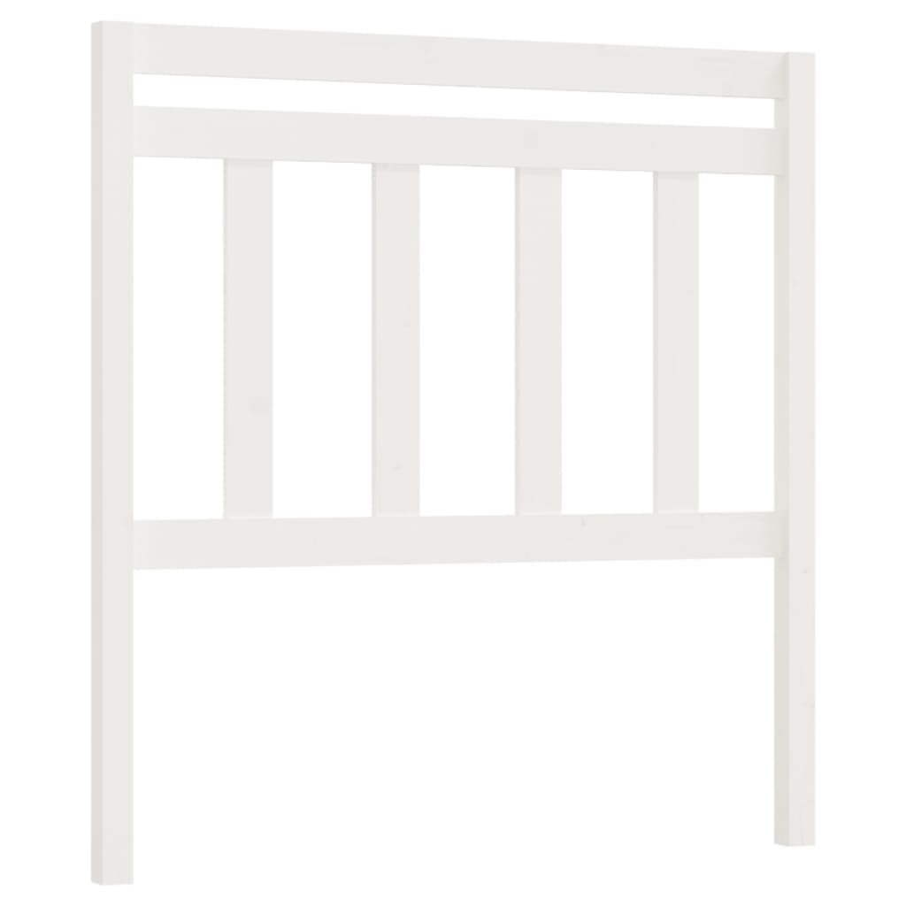 Tête de lit Blanc 106x4x100 cm Bois massif de pin - XIOS