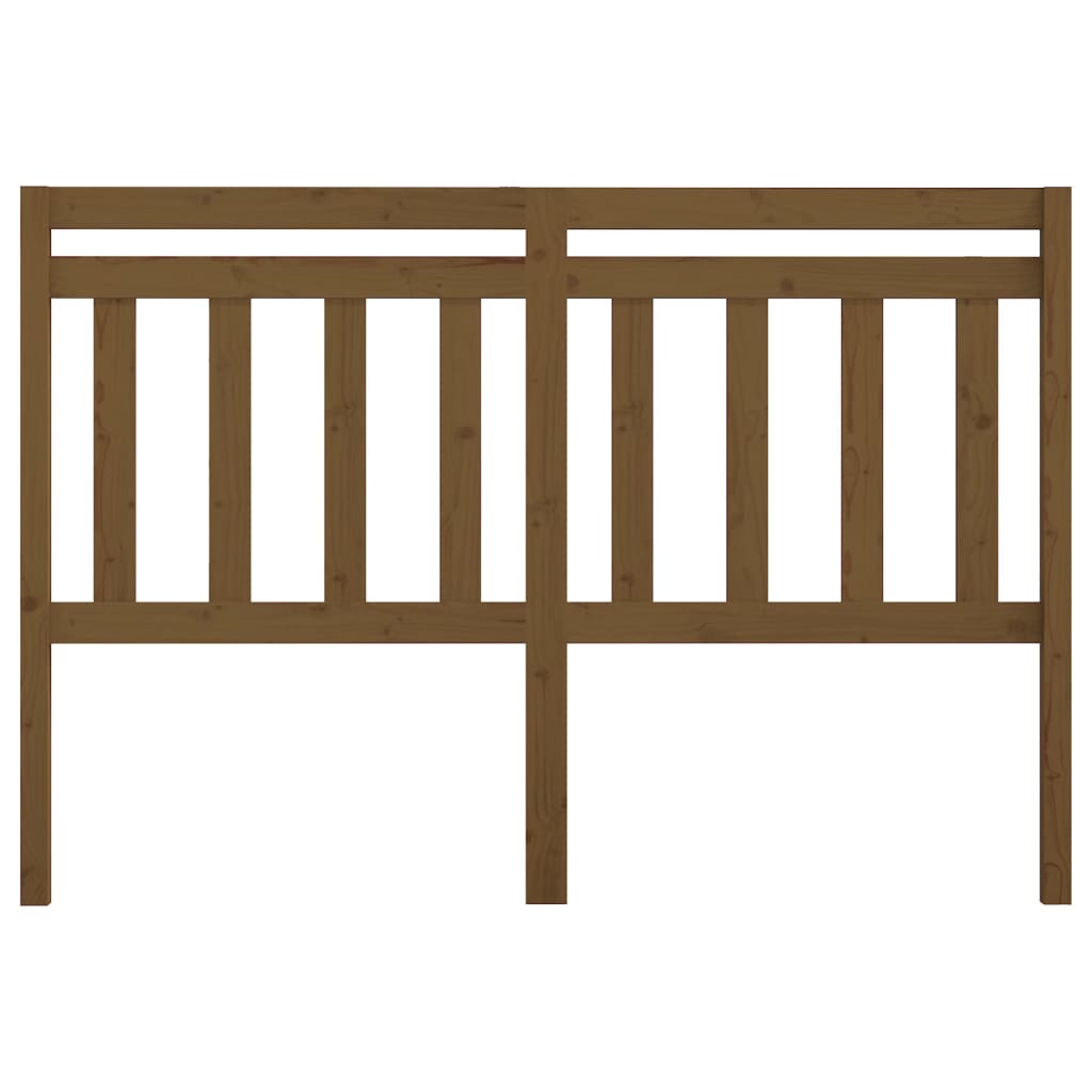 Tête de lit Marron miel 126x4x100 cm Bois massif de pin - XIOS