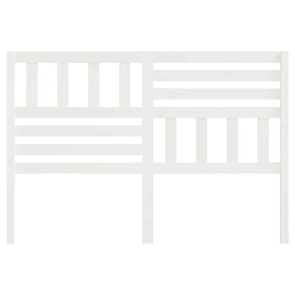 Tête de lit Blanc 146x4x100 cm Bois massif de pin - XIOS