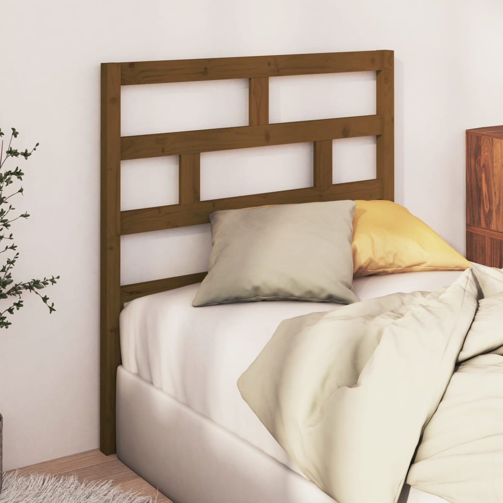 Tête de lit Marron miel 81x4x100 cm Bois massif de pin - XIOS