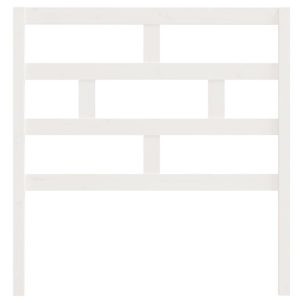 Tête de lit Blanc 96x4x100 cm Bois massif de pin - XIOS