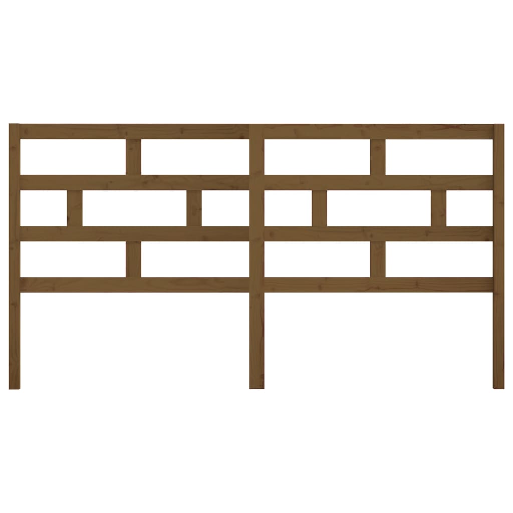 Tête de lit Marron miel 206x4x100 cm Bois massif de pin - XIOS