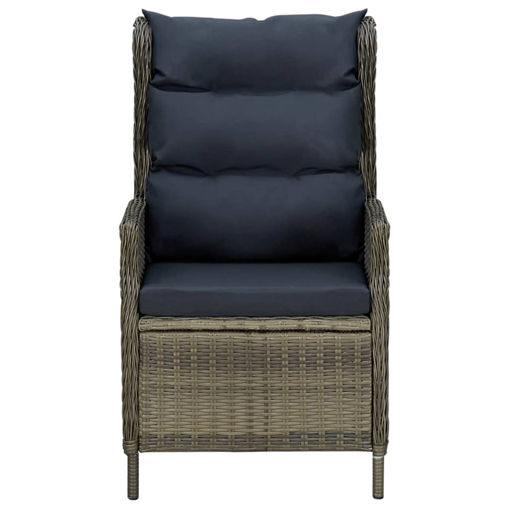 Ensemble à manger de jardin 3 pcs Marron